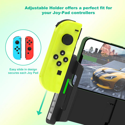 Mobile Game Controller Gaming Grip Handle Adapter Fit For Nintend Switch/Oled Joy-Con for IOS Android Mobile Phone Gaming Holder