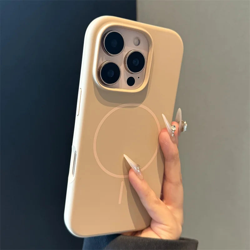 Original Liquid Silicon Magsafe Case For iPhone 17 Air 16 15 Plus 14 13 12 11 Pro Max Magnetic Wireless Charge Soft Rubber