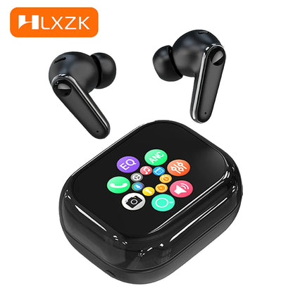 Real Time Translation Headphones Full Color Smart Screen ANC ENC Cancelling HIFI Sound Waterproof for Android IOS