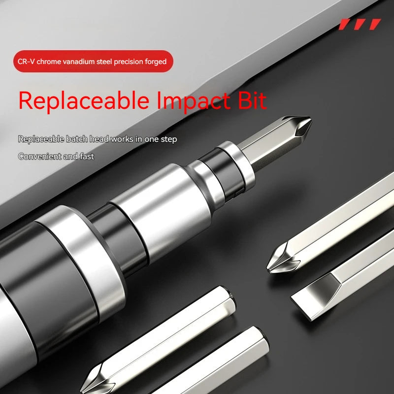 7/13 PCS Impact Screwdriver Hand Manual Reversible Impact Driver Set Durable Remove Disengage Rusted Fasteners Or Frozen Bolts