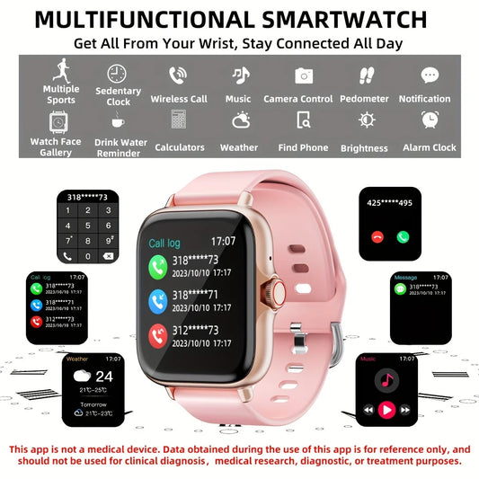 2025New Sports Smart Watch 1.83inch BT Call Message Push 100+ Sport Modes For Man Women Multi Functional Android&IOS