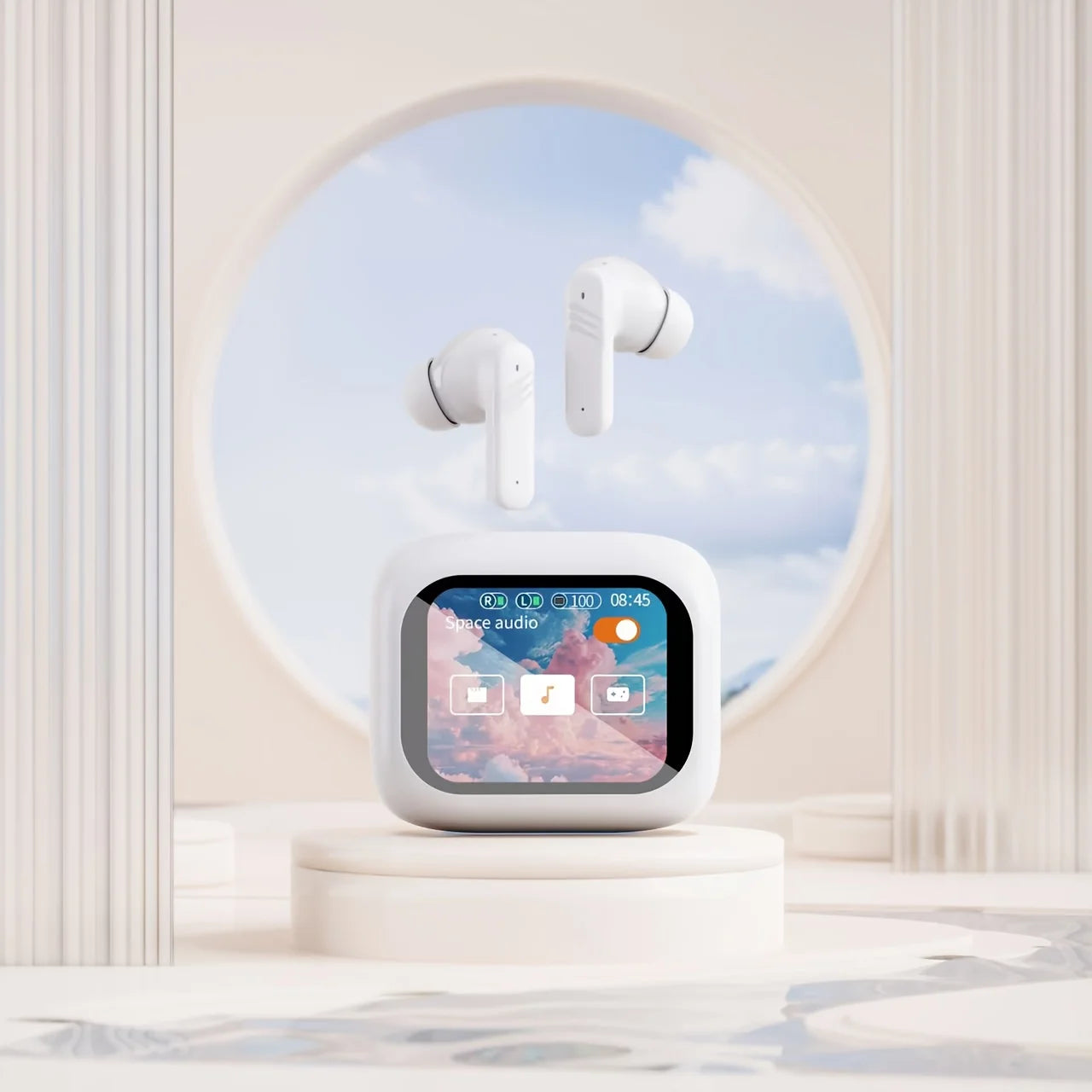 Xiaomi RedmiSmart LCD Display Earphones Multifunctional Wireless Sports Earphones Adjustable Audio Built-in Microphone Earphones