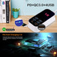 50W Multiple Port USB Fast  Charger PD25W Type C QC3.0 Desktop Wall Power Adapter Phone UK EU US Korea Plug Quick Charge