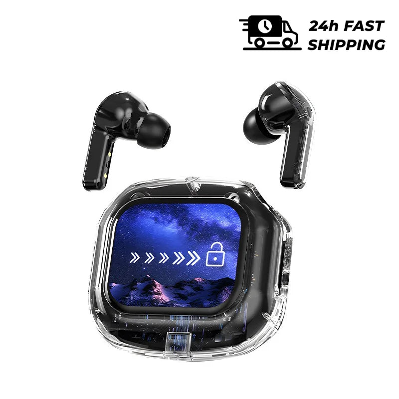 Translation Headphones with Multifunction Touch Screen Smart Wireless Bluetooth HiFi Audio Quality Business