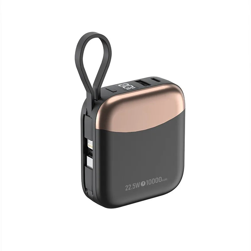 Certification 10000mAh Mini Power Bank 66W Fast Charge External Battery for iPhone Xiaomi Huawei Samsung