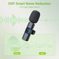 Basix 2.4G Wireless Lavalier Microphone – Portable Mini Mic for iPhone & Android, Live Streaming & Gaming