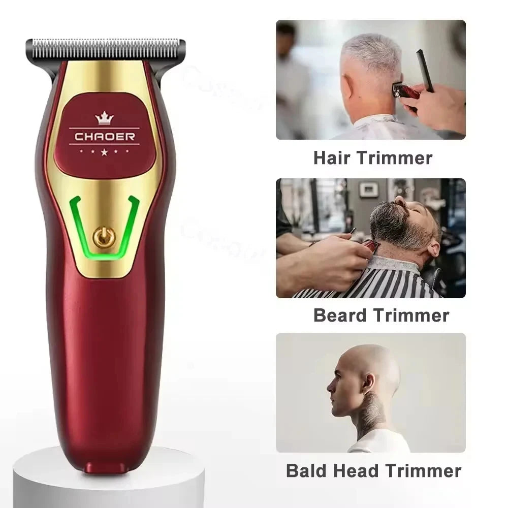 Mini Portable Hair Trimmer – Rechargeable Bald Head Clipper & Shaver