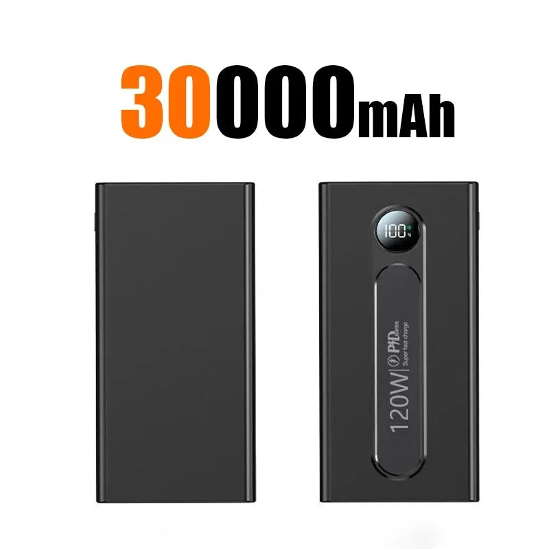 120W 80000mAh large capacity portable power bank LED digital display super fast charging mobile power for Iphone Xiaomi Samsung