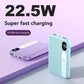 OnePlus Mini Power Bank 30000mAh Large Capacity Fast With Built-in 3 Cables Battery For IPhone Samsung Huawei