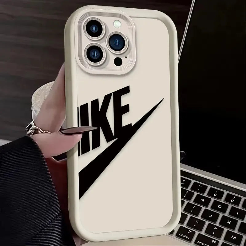 Sport Art Labels Phone Case for iPhone 16 16E 15 14 13 12 11 Pro Max X XS X S Max XR SE 2020 7 8 Shockproof Soft Silicone