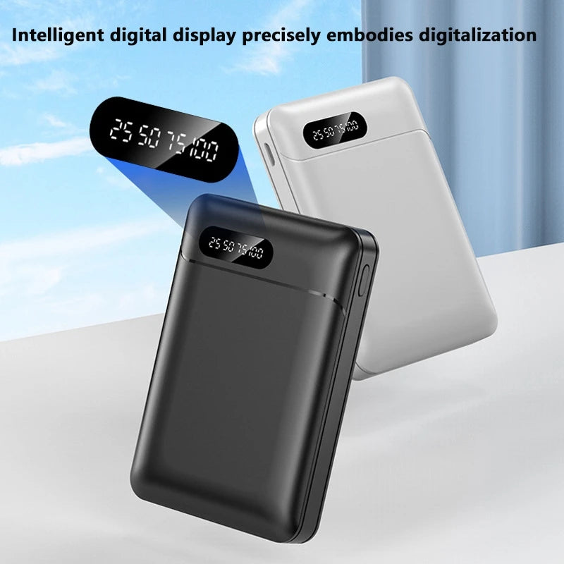 VIVO 30000mAh Power Bank 5V/2.1A Large Capacity Portable External Battery LED Digital Display Outdoor Power For IPhone Android
