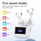HOCO EW73 Wireless Bluetooth Headset with LED Touch Screen Semi In Ear with Charging Case Mic for Call Mini Earphone Headphones