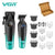 VGR V-196 Professional Hair Clipper – DLC Blade, LED Display, Cordless USB Rechargeable Trimmer