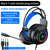 G60 Gaming Headset 7.1 Stereo Virtual Surround Bass Headphone with Microphone LED Light Foldable G58
