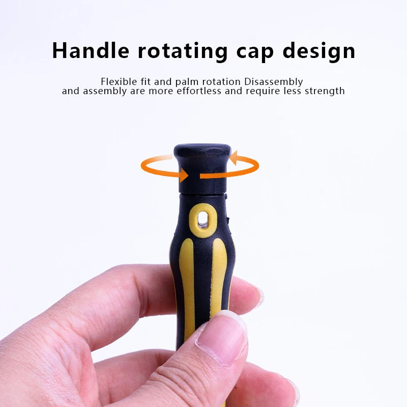 12-in-1 Magnetic Phillips Screwdriver Set – Precision Multifunctional Hand Tools, Cross & Flat Tips