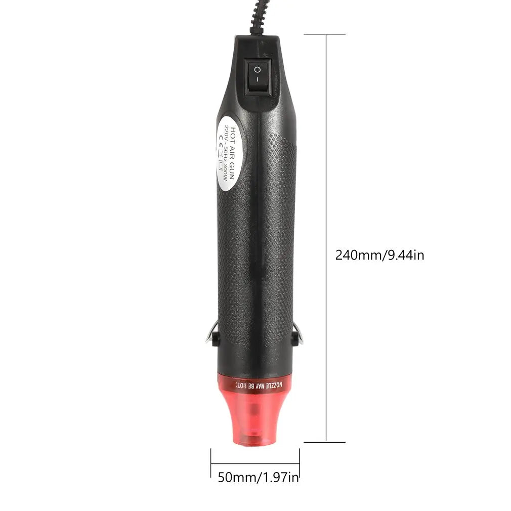 DIY Heat Gun 200℃ 300W Electric Shrink Wrap Heater Tool