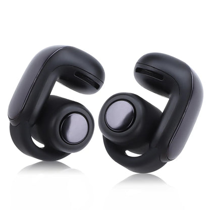 Wireless Bluetooth Sports Earphones Waterproof Sweatproof Noise Reduction Open Ear Clip Earbuds with Charging Case 5.3 Bluetooth