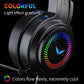 G60 Gaming Headset 7.1 Stereo Virtual Surround Bass Headphone with Microphone LED Light Foldable G58