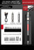 Cordless Rechargeable Electric Screwdriver Set with USB & LED