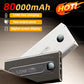 120W 80000mAh large capacity portable power bank LED digital display super fast charging mobile power for Iphone Xiaomi Samsung