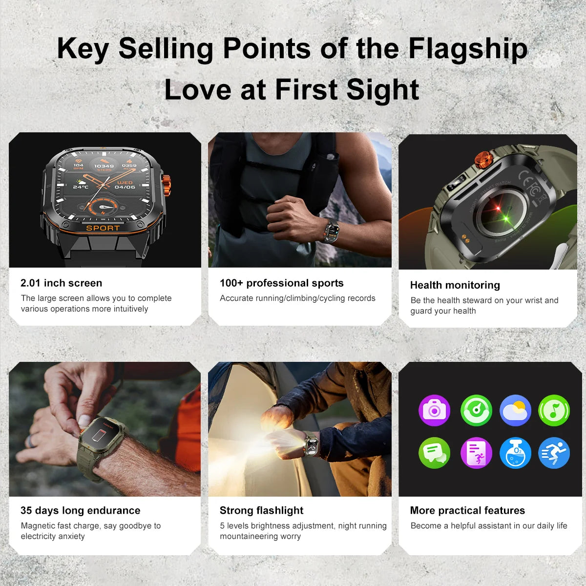 Electronics Smartwatch 2025 Smart Watch Clock Waterproof Sports Watches for Men Women Ultra Fitness Tracker for Xiaomi Android