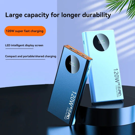Xiaomi 120W 500000mAh High Capacity Power Bank Fast Charging Portable Battery Charger For iPhone Huawei Samsung