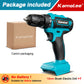Kamolee Cordless Impact Drill for Makita 18V – 13mm/10mm Chuck