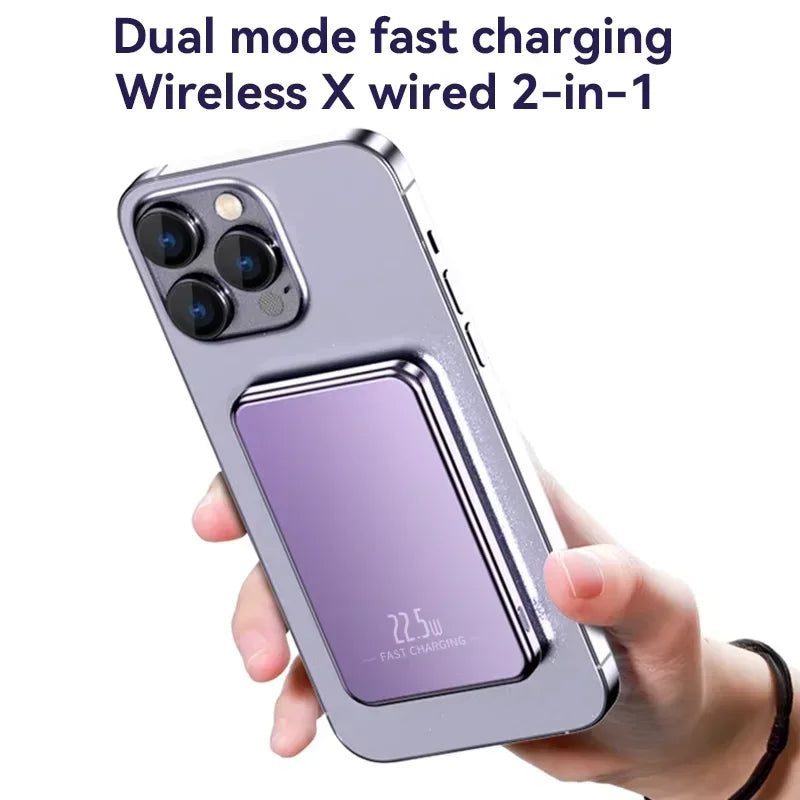 Xiaomi Magnetic 50000mAh Large Capacity Power Bank Magsafe 120W Wireless Fast Charger for iPhone Samsung Xiaomi