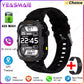 New for Outdoor Smartwatch Military  Men with Led Lighting Bluetooth Call Fitness Heart Rate