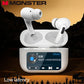 MONSTER Wireless Bluetooth 5.3 Earphones LCD Touch Screen Headphones ANC Noise Reduction Headset Built In HD Mic  Music Earbuds