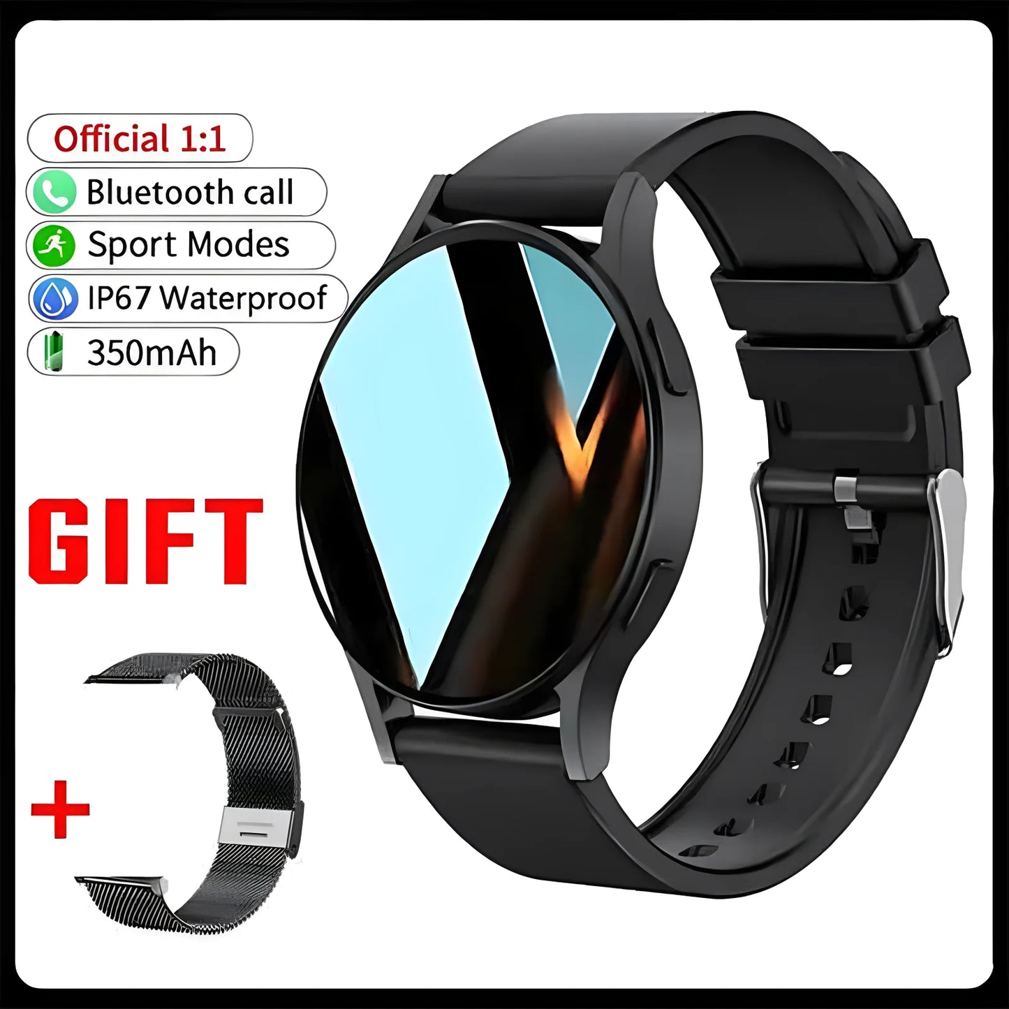 New Bluetooth Call Smart Watch 6 Heart Rate Blood Oxygen Custom Dials Sport Men Woman 2025 Health Monitor
