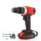 Charging hand DIY power tools 21V Electric cordless Screwdriver 2 features wireless hammer drill mini lithium battery