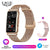 LIGE New Fashion Smart Watch Ladies Message Push Blood Pressure DIY Custom Dial Sports Bracelet Waterproof Men Women
