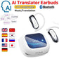 PAXA OpenAirUltra AI OWS Translation Earphones 100+ languages Stereo Touch Display Multi ENC Call AI Chat