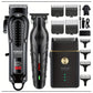 HIENA 212 Professional Hair Clipper – Metal Cordless Electric Trimmer with LCD Display