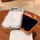 Luxury Magnetic Wireless Charging Magsafe Case for iPhone 17 15 16 Pro Max Transparent Hard Acrylic TPU for iPhone Air