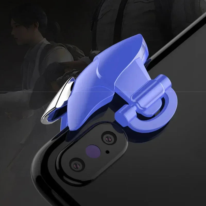 2Pcs Mobile Game Triggers – 4-Finger L1R1 Aim & Shoot Buttons for PUBG, iPhone & Android