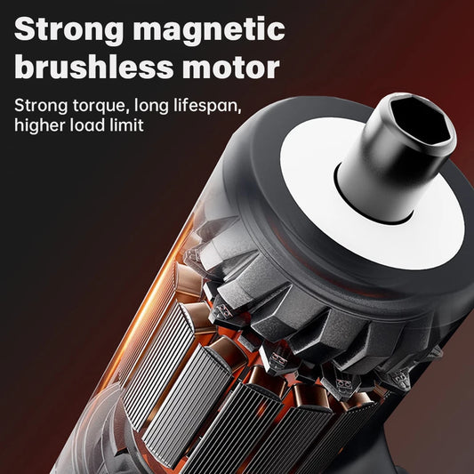 3.6V Type-C Electric Screwdriver – Alloy ABS, Large Torque 200 RPM, 2500mAh Rechargeable Cordless Drill