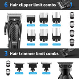 Kemei 1071/2299 2024 Professional Hair Clipper – Cordless Trimmer & Foil Shaver