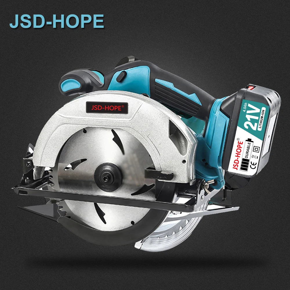7-Inch Brushless Lithium Cordless Circular Saw – Portable Wood & Stone Cutter