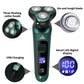 Smart Electric Shaver – LCD Display 3-Head Floating USB Rechargeable Razor