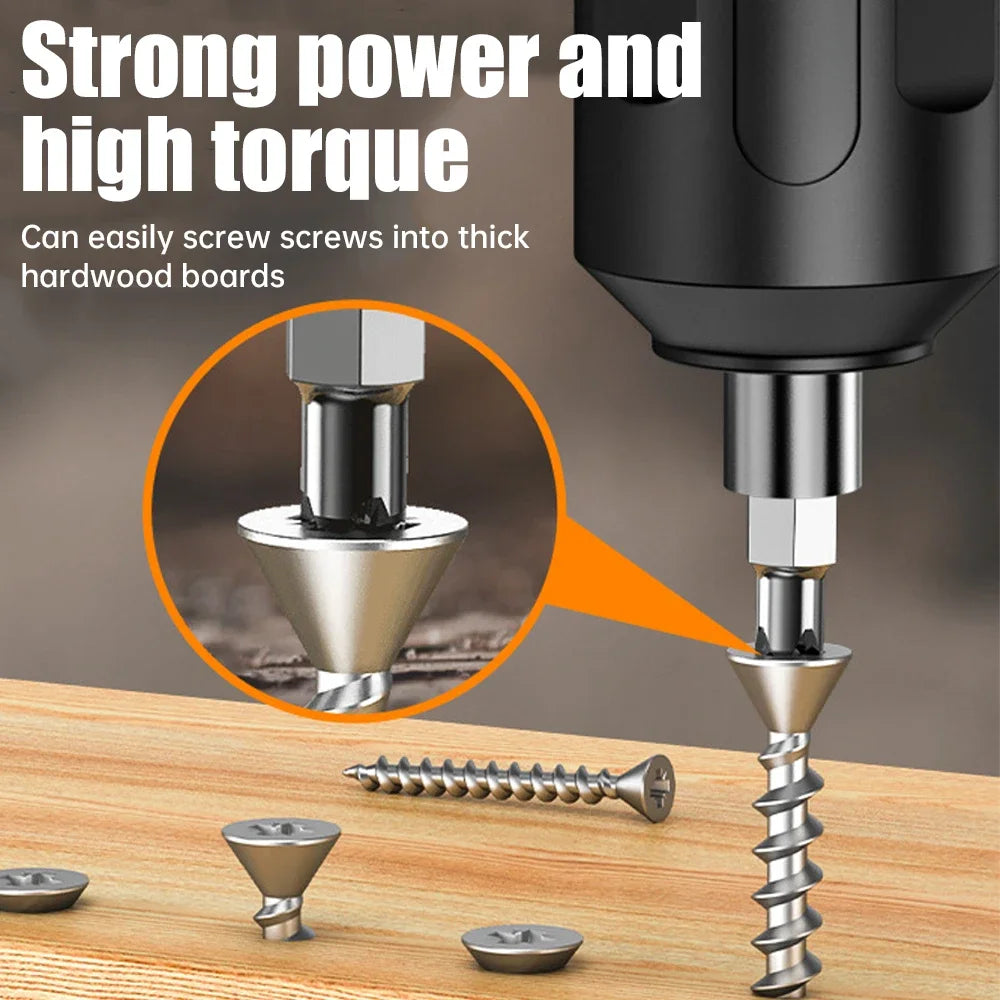 USB Rechargeable Cordless Electric Screwdriver – Wireless Impact Drill Power Tool