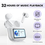 W12 ANC Noise Cancelling Earbuds Wireless Bluetooth Earbuds TWS Touch Screen Mini Earphones