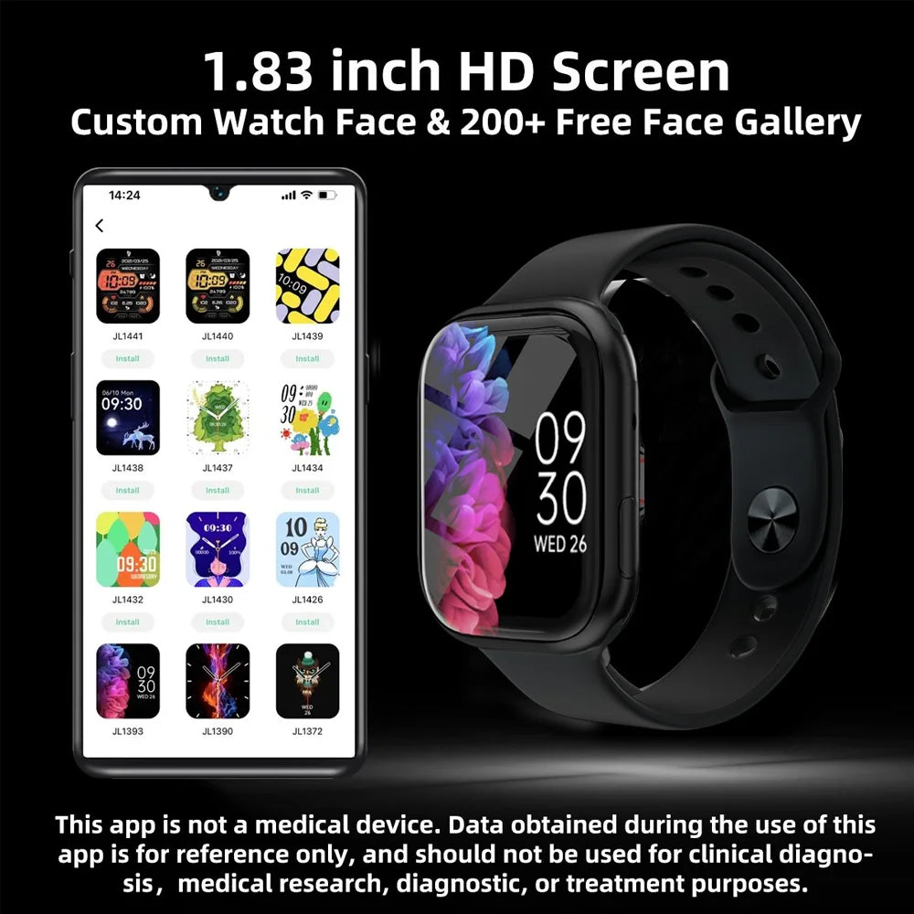 2025 Smart Watch New Original for  Series 9 Phone Call Custom Face Sport Waterproof