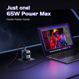 UGREEN 65W 30W GaN Charger Robot Design QC4.0 3.0 PPS for iPhone 17 16 15 Pro Macbook Laptops Tablet PD3.0 Fast Charg