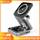 Foldable 3 In 1 Wireless Charging Station For iPhone 15 14 13 12 AirPods 3/2 iWatch 9 8 7 for Samsung Galaxy Magnetic Charger