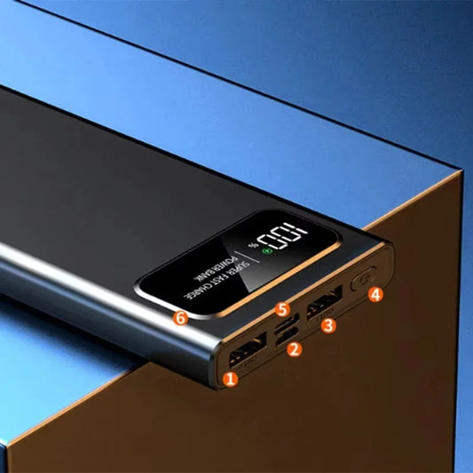 Xiaomi 200000mAh Power Bank 120W Super Fast Charging Battery High Capacity Digital Display For iPhone Samsung Huawei