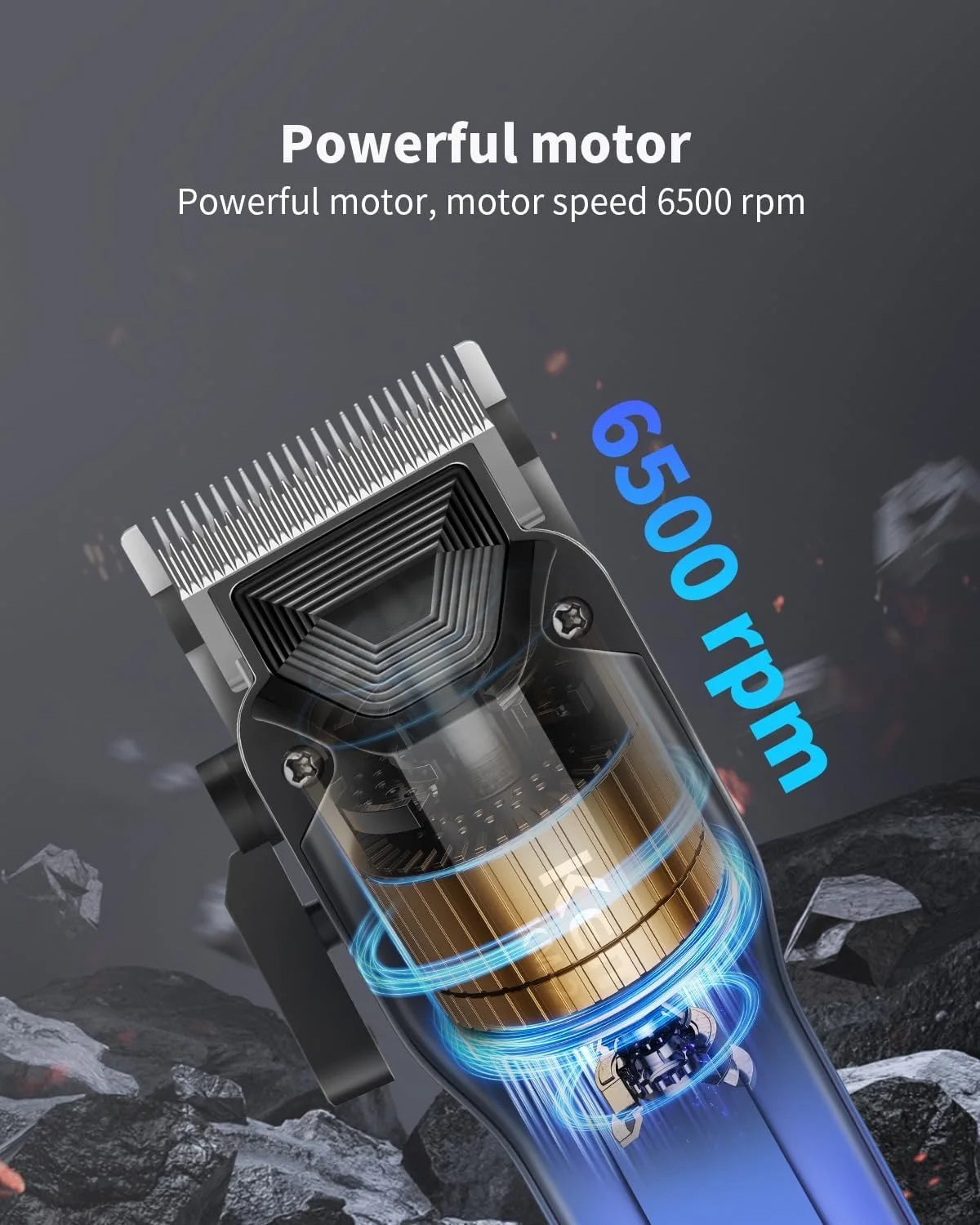 Kemei KM-2272 Professional Hair Clipper – Cordless, Rechargeable, Barber Tool