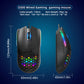 HXSJ S500 Wired Gaming Mouse – Lightweight, Ergonomic USB Optical Mouse for PC & Laptop