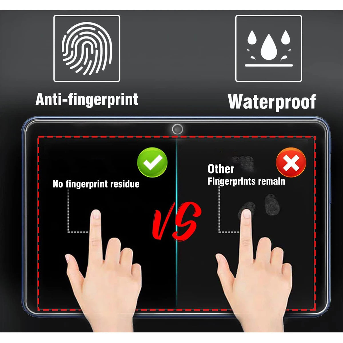 For Amazon Fire HD 10 /Fire HD 10 Plus /Fire HD 10 Kids Pro Screen Protector 10.1 Inch Tablet Tempered Glass Film 11th Gen 2021